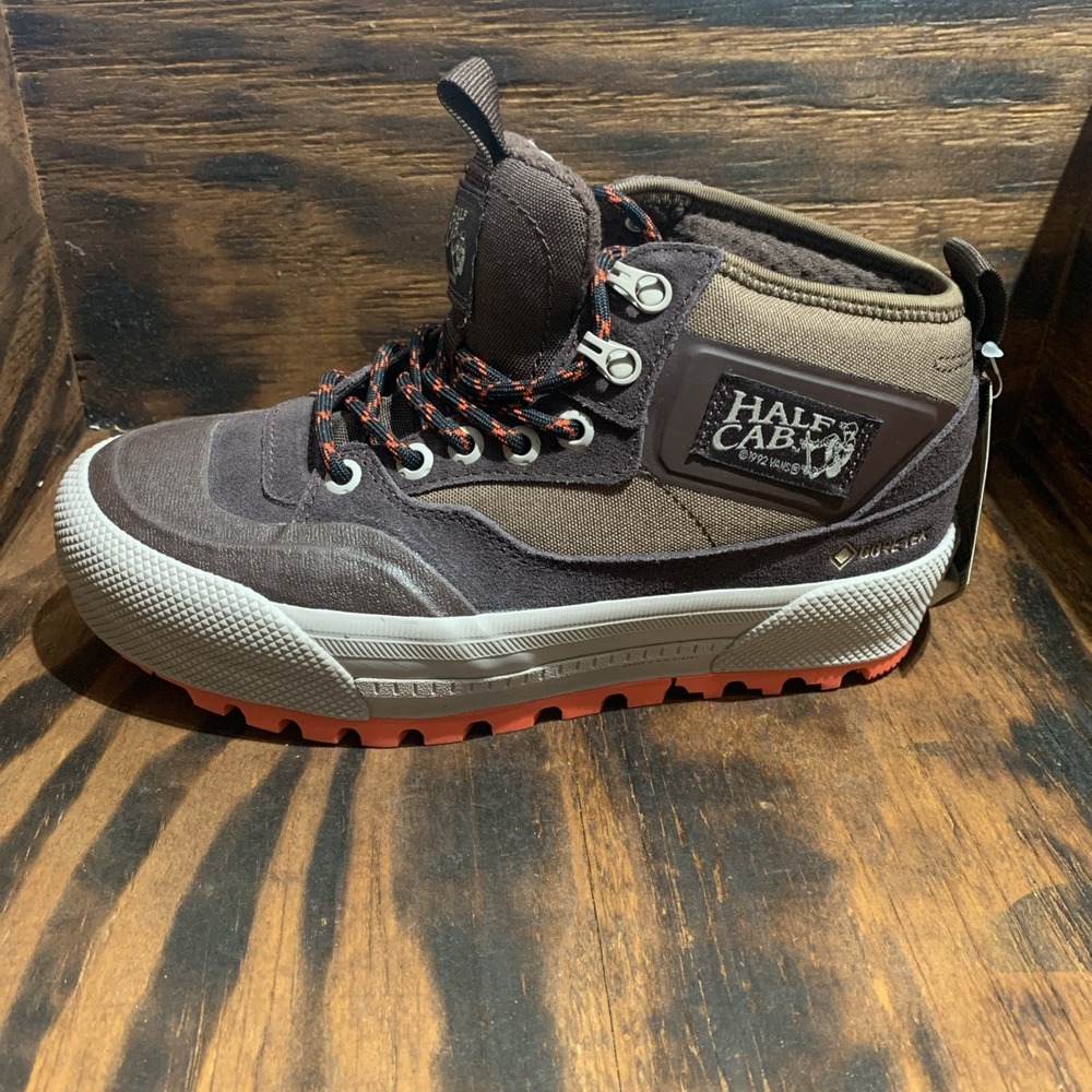 Vans Half Cab GORE-TEX MTE Womens Size 6.5 Shoes Bitter Chocolate Brown Hiking